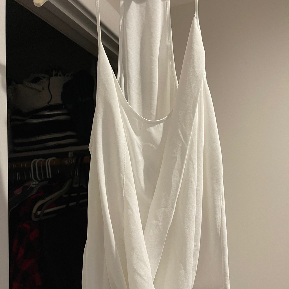 BCBG white blouse
